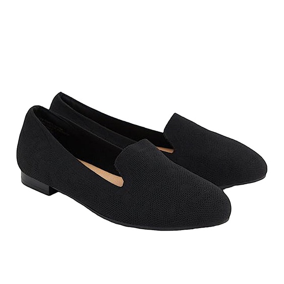 torrid Shoes - TORRID: NWT Stretch Knit Black Loafer -Size 10.5